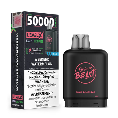 Weekend Watermelon by Level X Flavour Beast G2 Ultra 50K