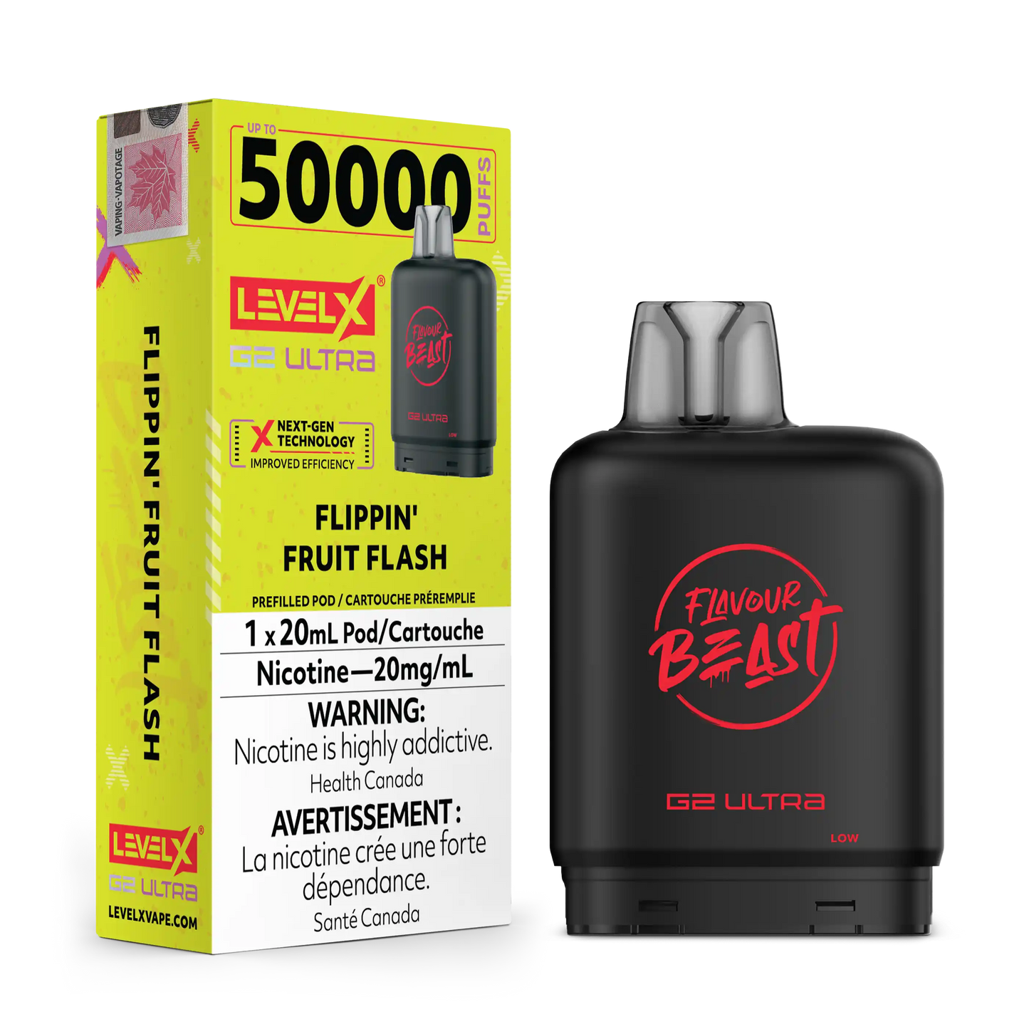 Flippin' Fruit Flash by Level X Flavour Beast G2 Ultra 50K