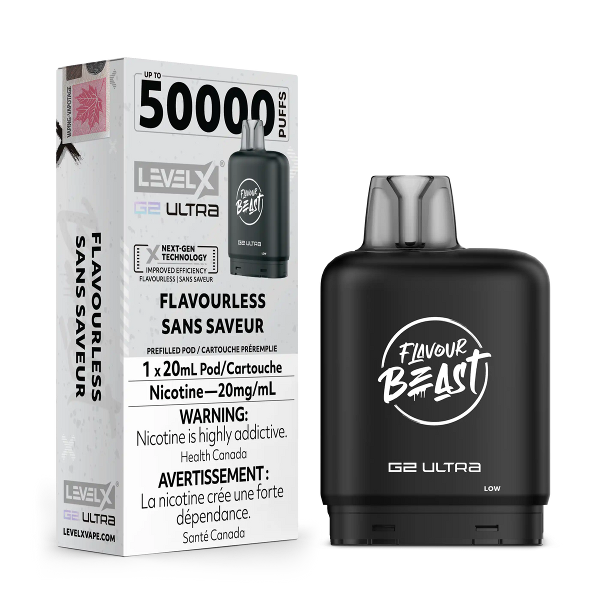 Flavourless by Level X Flavour Beast G2 Ultra 50K