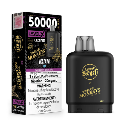 Matata Iced by Flavour Beast x Twelve Monkeys Level X G2 Ultra 50K
