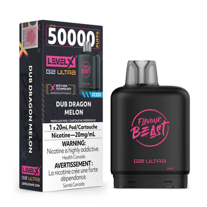 Dub Dragon Melon by Level X Flavour Beast G2 Ultra 50K