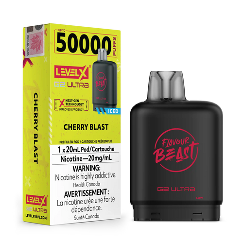 Cherry Blast by Level X Flavour Beast G2 Ultra 50K