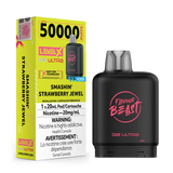 Smashin Strawberry Jewel par Level X Flavour Beast G2 Ultra 50K