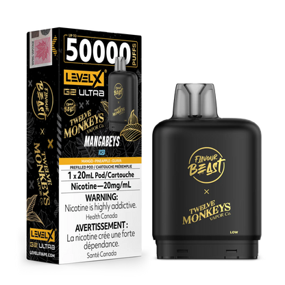 Mangabeys Iced by Flavour Beast x Twelve Monkeys Level X G2 Ultra 50K