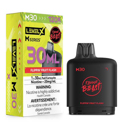 Level X Flavour Beast M Series Pod 30mL – Flippin' Fruit Flash