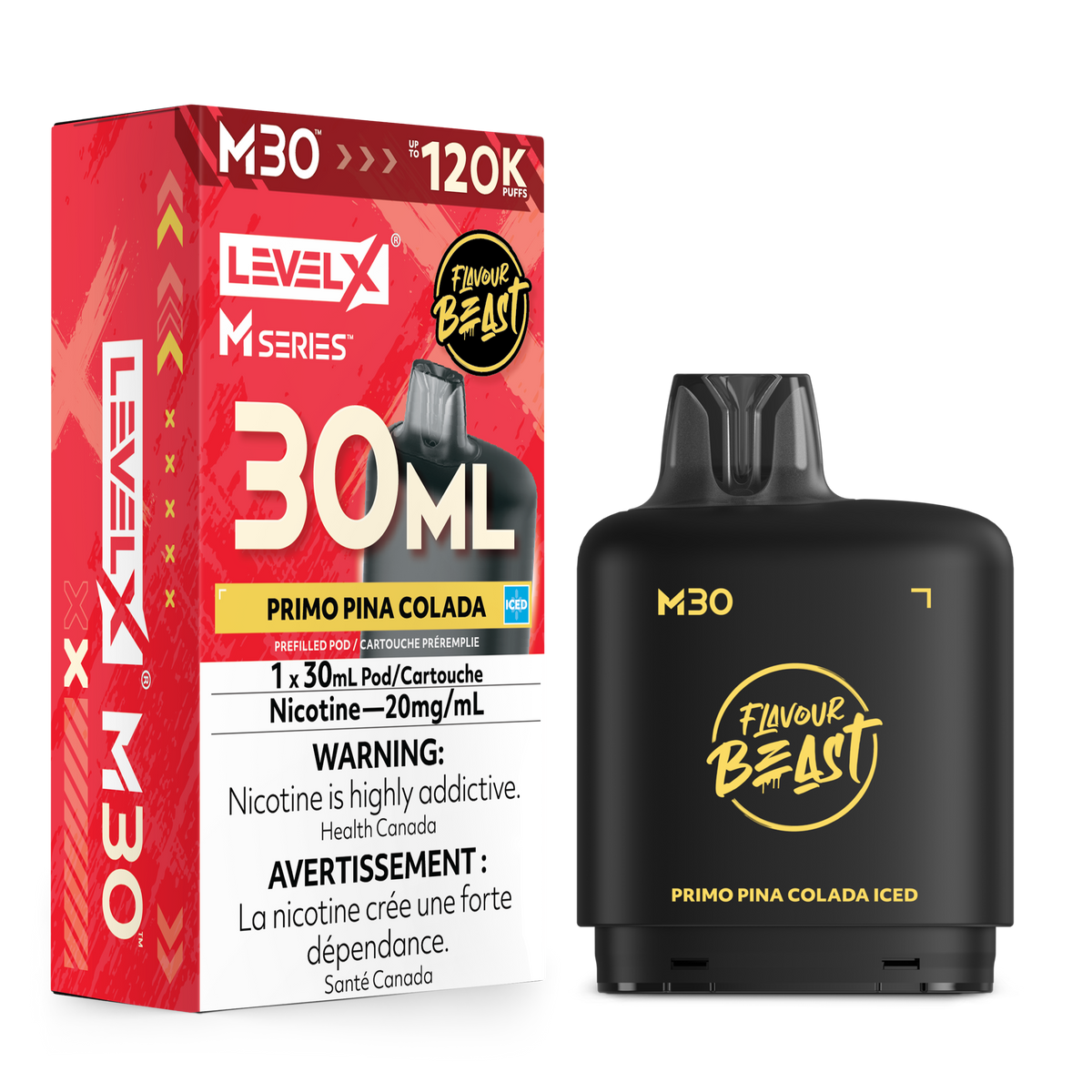 level-x-flavour-beast-m-series-pod-30ml-primo-pina-colada-iced