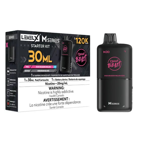 Level X Flavour Beast M Series Starter Kit – Dub Dragon Melon Iced