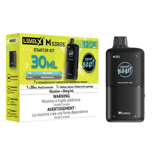 Level X Flavour Beast M Series Starter Kit – Polar Mint Iced