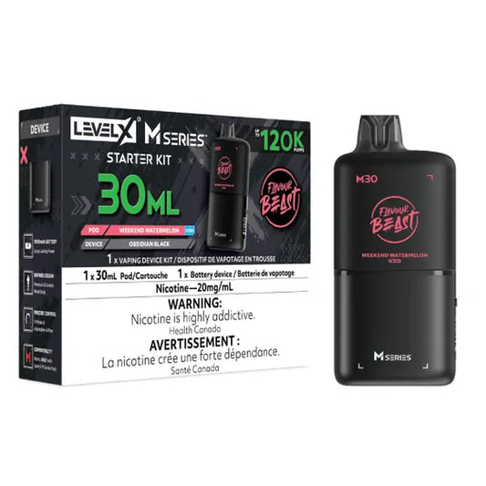 Level X Flavour Beast M Series Starter Kit – Weekend Watermelon Iced
