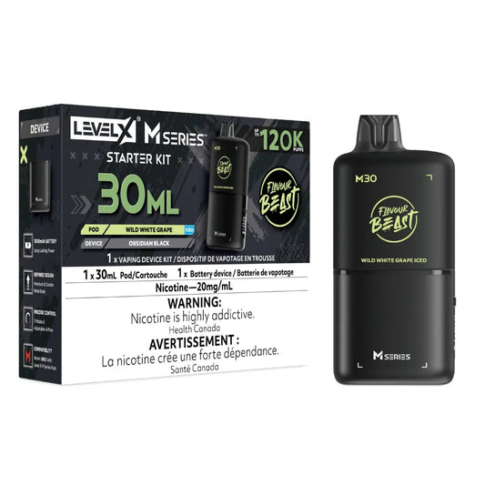 Level X Flavour Beast M Series Starter Kit – Wild White Grape Iced