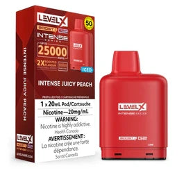 Intense Juicy Peach Level X Boost Intense G2 Pods 25K