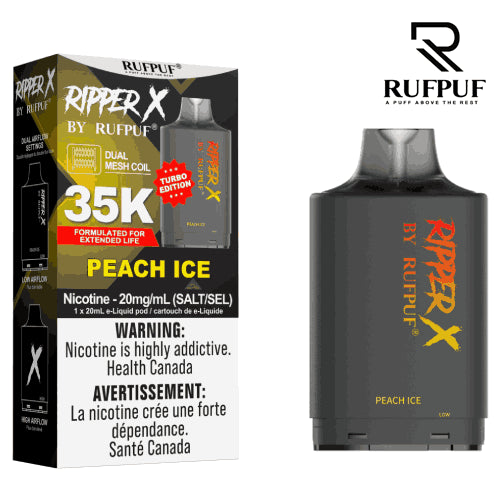Green Apple Raspberry Rufpuf Ripper X Pods 35K