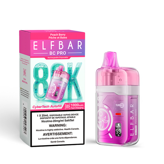 Peach Berry Elf Bar BC PRO - Disposable 80K