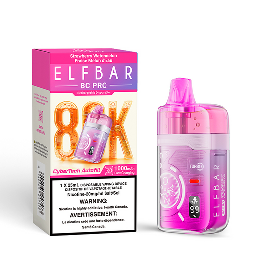 Strawberry Watermelon Elf Bar BC PRO - Disposable 80K